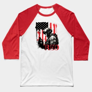 Red Remember Everyone Deployed Baseball T-Shirt